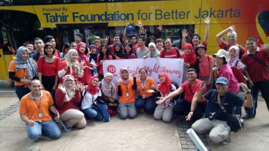 Saat enjoy Jakarta Night Journey bersama Indonesia Corners. Dok.Pribadi