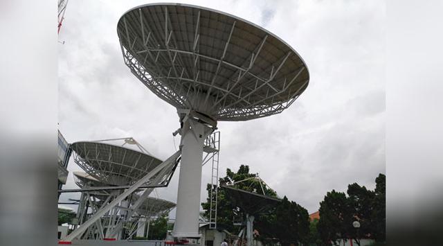 Stasiun Pengendali Satelit Telkom di Bogor, Jawa Barat (foto: Corry Anestia/Liputan6.com)