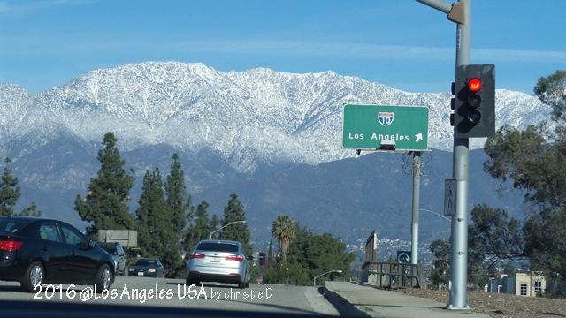 Dokumen pribadi | Menuju kota Los Angles, dengan latar belakang Rocky Mountain