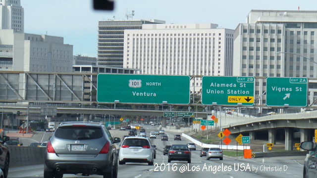 Dokumen pribadi | Masuk ke downtown, kota Los Angeles