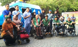 Layanan TransJakarta Cares yang memudahkan mobilisasi penyandang disabilitas. (Foto: suara.com)