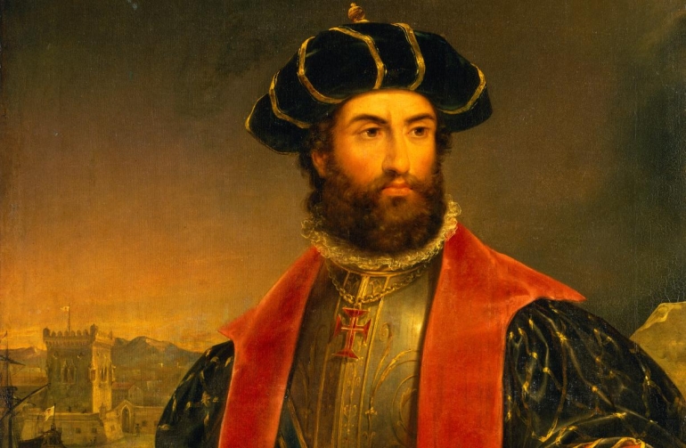 Lukisan wajah Vasco da Gama. (Foto: profilbos.com)