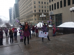 Flash Mob Ahok Djarot Montreal Canada, 12 February 2017