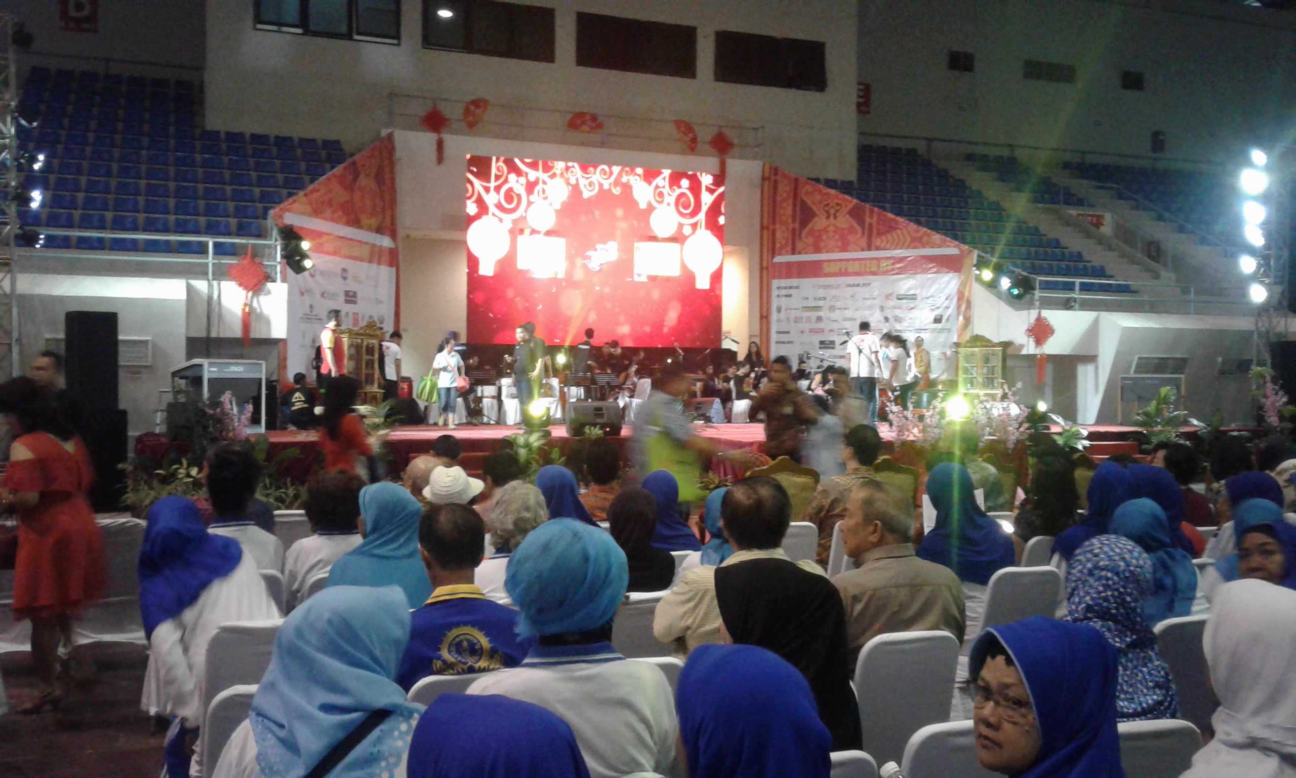 Suasana di PSCC Palembang saat pembukaan FII 2017 (dok.pri)