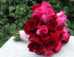sebuah buket bunga mawar merah/ sumber gambar: http://images.huffingtonpost.com