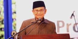 Presiden ketiga RI, BJ Habibie (Sumber: Kompas.com)