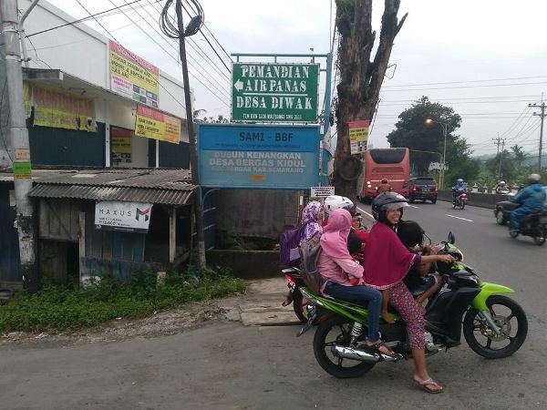 Hanya begini petunjuknya (foto: dok pri)