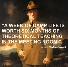 Lord Baden-Powell dan kata-kata mutiaranya. (Foto: pinterest.com)