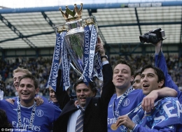 Juara perdana Chelsea (C) Getty Images.
