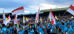 “Perhelatan pertemuan Orang Muda Katolik (OMK) se-Indonesia, yang diadakan setiap 4 tahun sekali, pada tahun ini kembali dilaksanakan. Pertemuan yang disebut sebagai Indonesian Youth Day pada 2016 ini dilaksanakan di Manado, Sulawesi Utara, pada 1-6 Oktober, setelah 4 tahun sebelumnya diadakan di Sanggau, Kalimantan Barat.” | sumber: Keuskupan Bogor