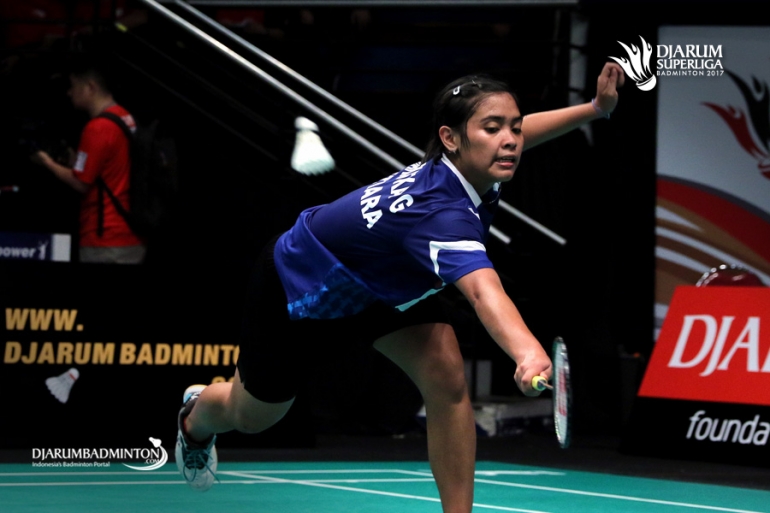 Gregoria Mariska mengantar Mutiara Cardinal ke partai final menghadapi Berkat Abadi Banjarmasin/Djarumbadminton.com