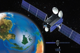 Melalui satelit ribuan pulau nusantara dapat dipersatukan. Sumber foto: koran-sindo.com