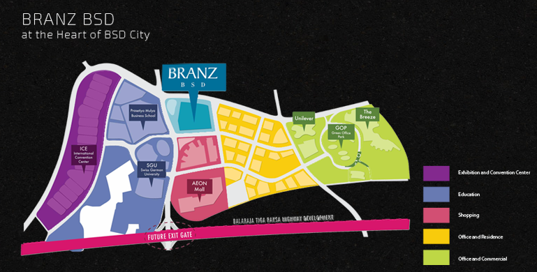 Apartemen dengan konsep harmonis ala Jepang di CBD BSD, Serpong (Dok. Branz BSD)