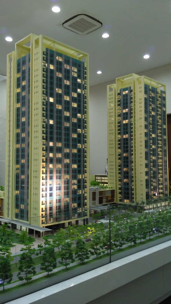 Maket Apartemen Branz BSD (dok.pribadi)