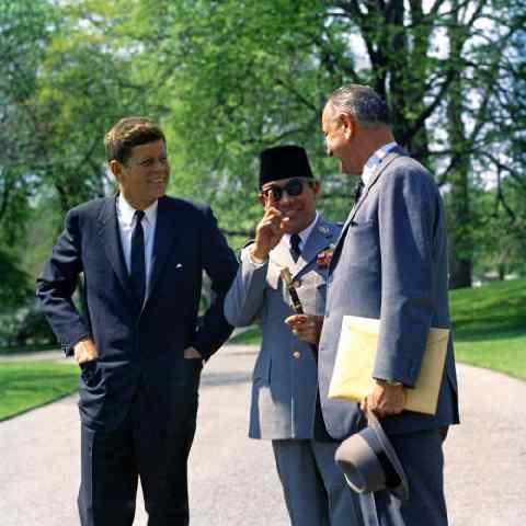 Presiden Soekarno dan Kennedy (Dokumentasi siloka.com)