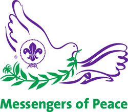 Logo Messengers of Peace atau Duta Perdamaian. (Foto: scouting.org)