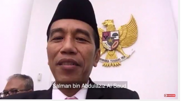 Vlog Jokowi bersama Raja Salman