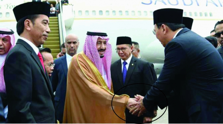 Ahok dan King Salman Bersalaman Layaknya Sahabat Lama. sumber: www.kompas.com/editpri