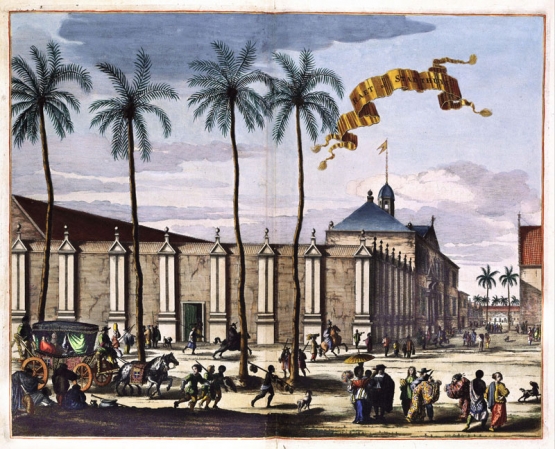 Lukisan Balai Kota Batavia karya Johannes Rach. (Foto: wikimedia.org)