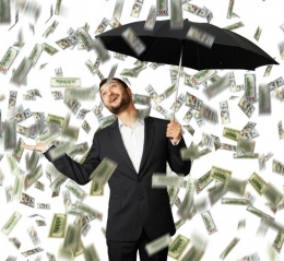 Iustrasi hujan uang (Sumber : Kaskus.co.id)