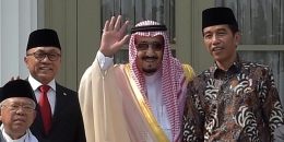 Kunjungan Raja Arab ke Indonesia. AFP Photos