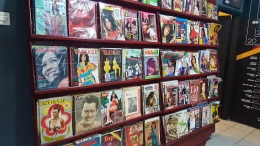 Majalah-majalah lawas yang berhubungan dengan musik dan seni di Museum Musik Indonesia (dok. pri).