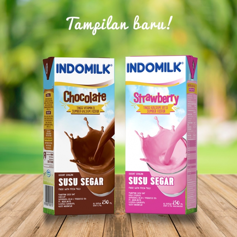 susu indomilk uht 250 ml tampilannya keren