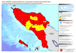 Peta Indeks Rawan Bencana di Provinsi Nanggroe Aceh Darussalam (sumber : geospasial.bnpb)