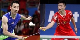 Lee Chong Wei vs Shi Yuqi/ foto mix from bwfbadminton.com