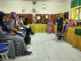 Suasana Diskusi dengan Pihak Sekolah SD Negeri Kajhu (sumber : foto pribadi)