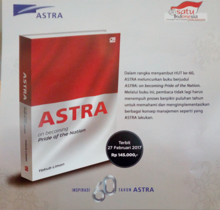Buku ASTRA on Becoming Pride of the Nation (Foto:Prattemm)