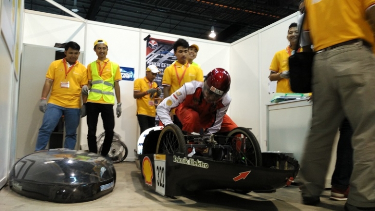 Tim Indonesia di gelaran Shell Eco-marathon 2017. Dokpri