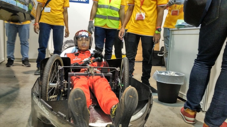 Tim Indonesia di gelaran Shell Eco-marathon 2017. Dokpri