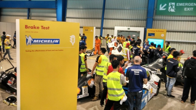 Tim Indonesia di gelaran Shell Eco-marathon 2017. Dokpri