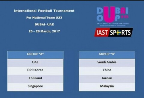Turnamen sepakbola internasiona U-23 Dubai / sumber foto : rimanews