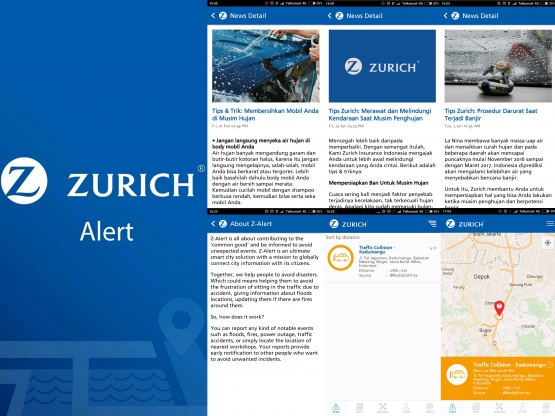 Z-Alert, Aplikasi Alert! dari Zurich. Langkah Smart Mengantisipasi Risiko Bencana.