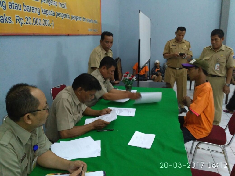 Penandatangan Perjanjian untuk tidak menjadi PMKS kembali