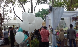 Wedding berkonsep Garden Party di Taman Indi Kota Araya Malang/Dok. Pribadi