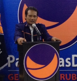 Ketua Tim 7 DPD Partai NasDem Kabupaten Nunukan Eddy Santry. (Foto : Sukoco)