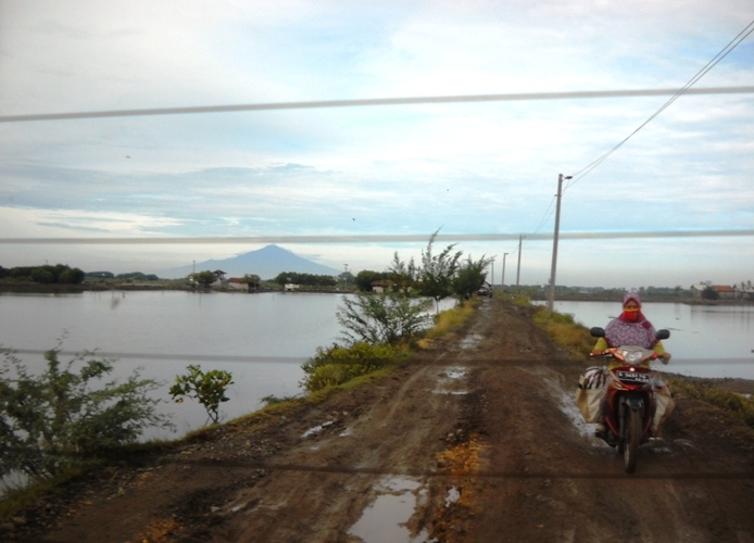 Jalan menuju Pantai Pandansari (Dok. Yani)