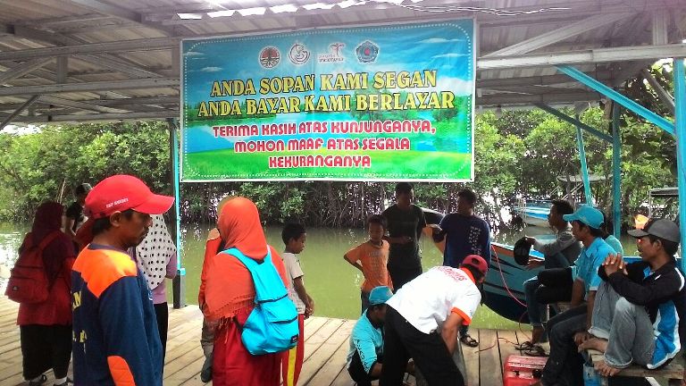 Suasana di Dermaga Pandansari (Dok. teman)