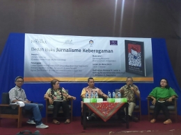 Bedah buku Jurnalisme Keberagaman di Universitas Atma Jaya Yogyakarta. Dok. Pribadi 