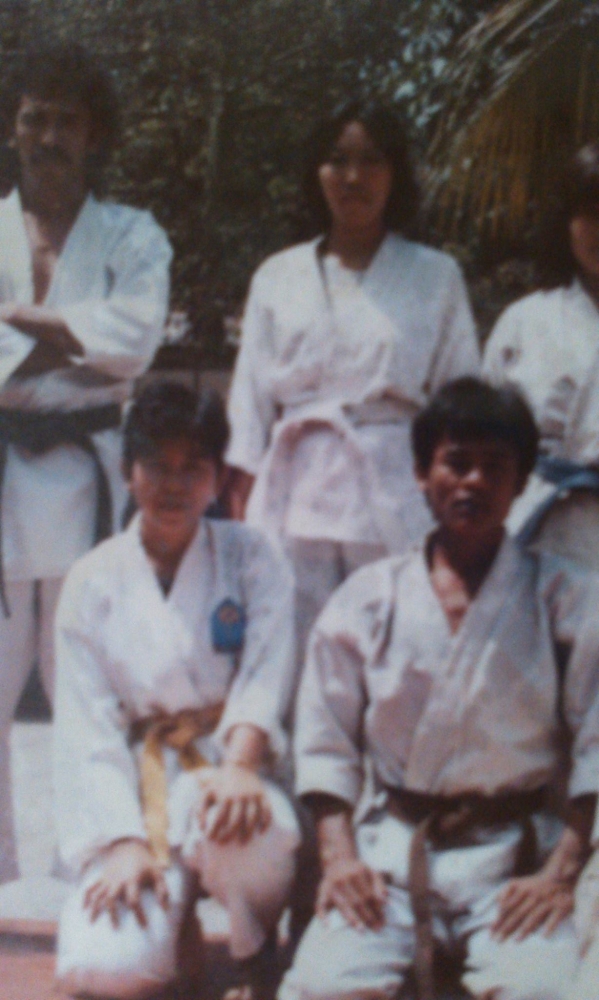 ketika saya menjadi karateka bersama Iwan Fals (dok.pri)