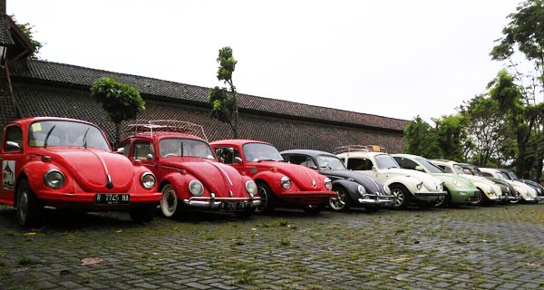 Jajaran Mobil Klasik di acara Mentaok VW Team Jogjakarta