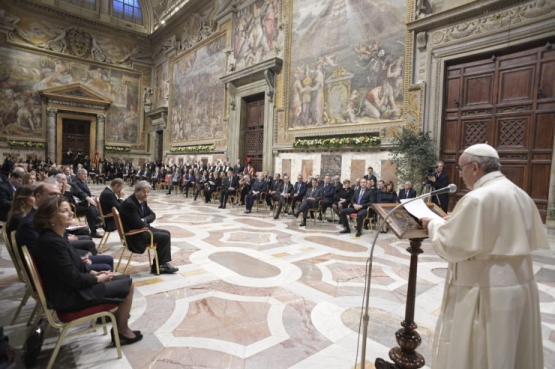 Paus berpidato di hadapan Para Pemimpin Uni-Eropa pada Jumat 24 Maret yang lalu di Vatikan, FOTO: it.zenit.org