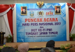 Peringatan HPN 2017 & HUT PWI ke 71 di Gedung Grahadi Surabaya (Dok. Surya)