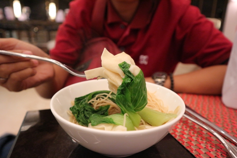 Wonton Noodles, salah satu kuliner favorit di Asia Tenggara (foto: dok. pribadi)