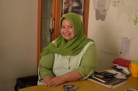 Ibu Nancy Evita Matondang, pemilik Klinik Evita