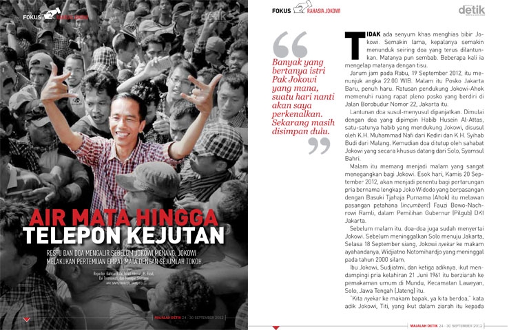 Pemberitaan PILKADA telah menjadi sebuah daya tarik, karena salah-satunya merupakan faktor Pullquote yang menarik. Sumber : Majalah Detikcom.