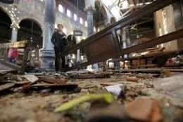 Dua Gereja mendapat serangan Bom di Mesir . (Dokumen republika)